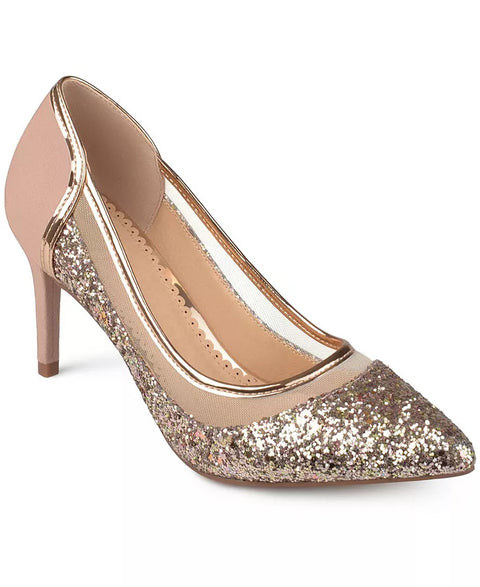 Journee Collection Women's Rose Gold Kalani Heels | Journee Collection In Lebanon