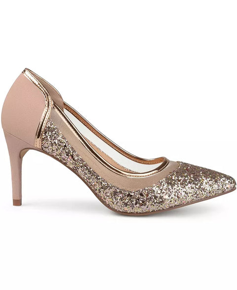 Journee Collection Women's Rose Gold Kalani Heels | Journee Collection In Lebanon
