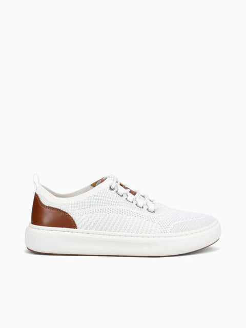 Johnston & Murphy Men's White & Brown Anders Sneaker | Johnston & Murphy In Lebanon