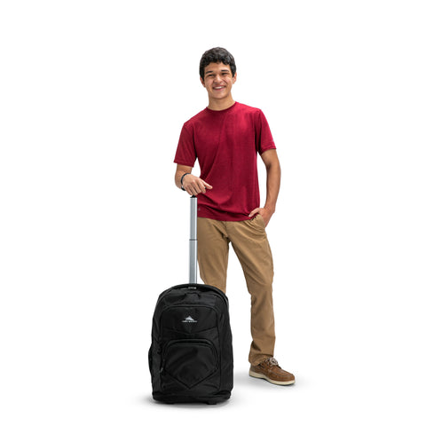 High Sierra Men's Black Wheeled Backpack | High Sierra In Lebanon
