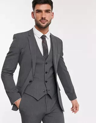 Asos Design Men's Dark Gray Blazer ANF2111