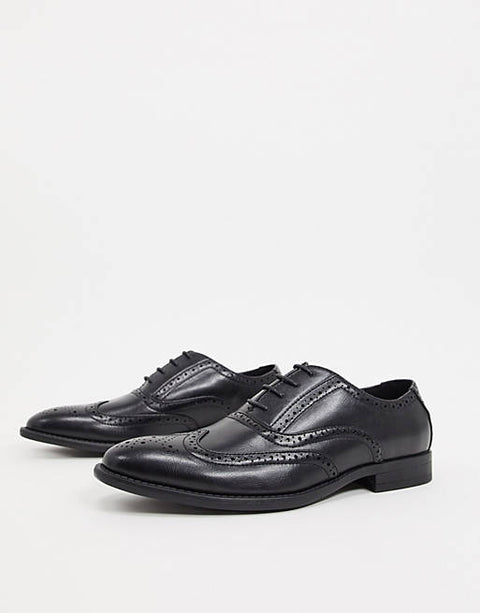 ASOS Design  Men's Black Casual Shoes ANS374(SHOES 27,53,55,57)shr