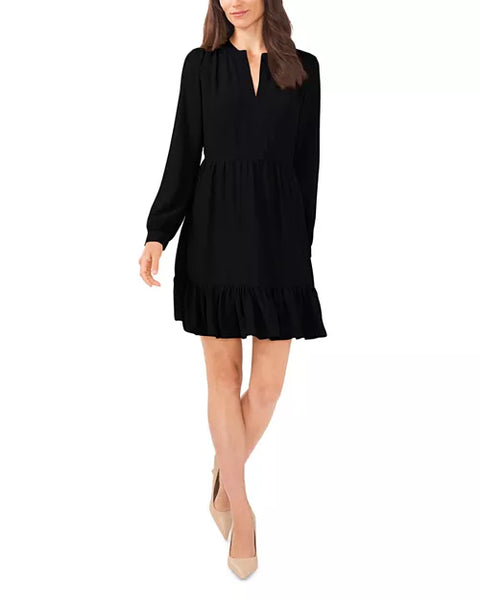 Vince Camuto Women's Black V-neck Mini Dress |Vince Camuto In Lebanon