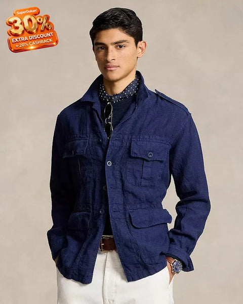 Polo Ralph Lauren Men's Navy Common Wealth Military Jacket |Polo Ralph Lauren In Lebanon