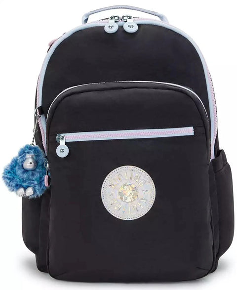 Kipling Women's Black 2 Zipper Backpack | Kipling In Lebanon