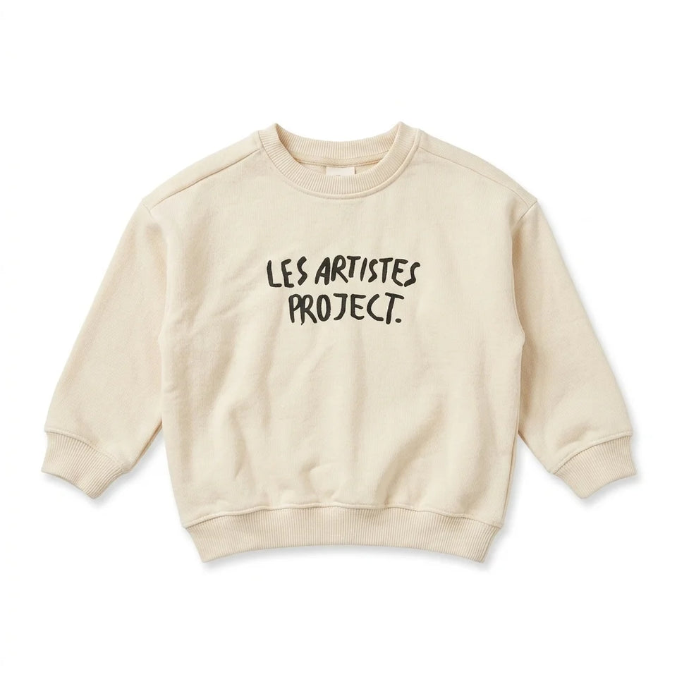 Zara Baby Boy's Light Beige Graphic Sweatshirt | Zara In Lebanon