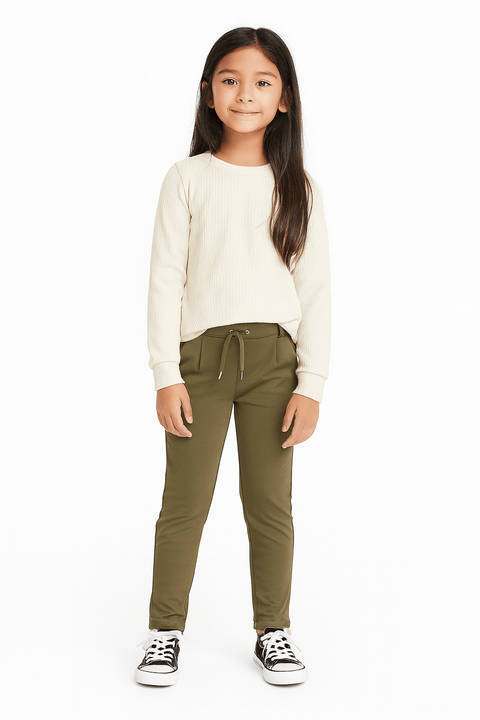 S.Oliver Girl's Green Straight Pants | S.Oliver in Lebanon
