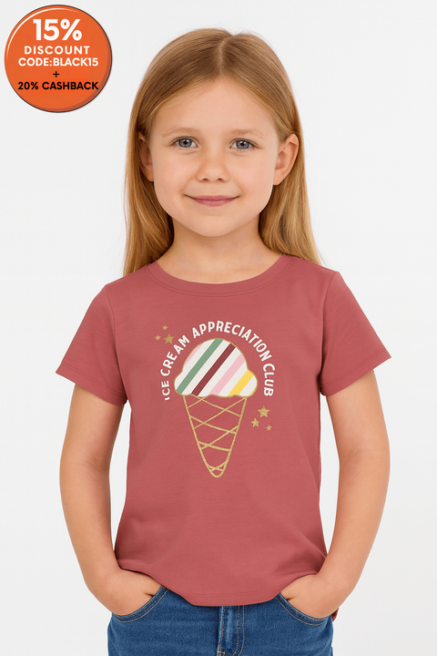 Epic Threads Girl's Light Coral T-shirt |Epic Threads In Lebanon