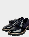 Graceland Women's Navy Blue Loafer Shoes 100709