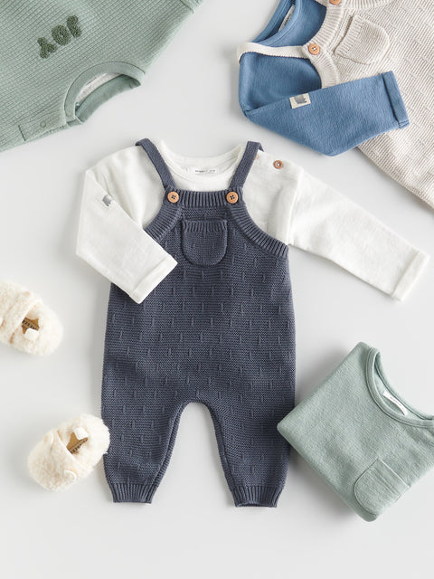 Reserved Baby Boy's Dark Grey Overall With A Pocket | Reserved In Lebanon