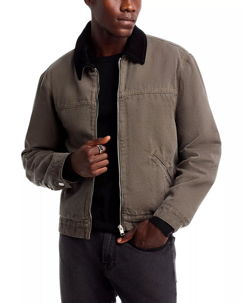 Frame Men's Dark Grey Canvas Workwear Jacket | Frame in Lebanon
