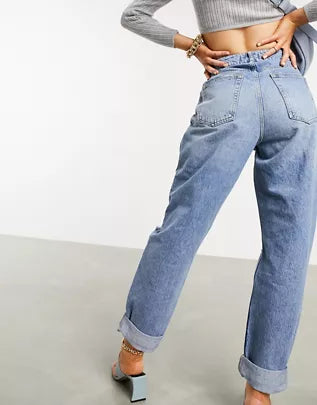 Asos Design Women's Blue Jeans ANF1442