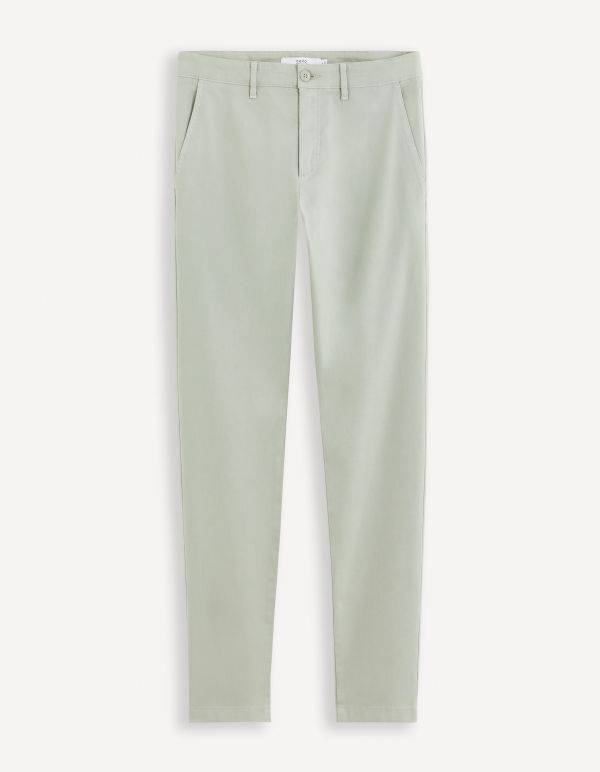 Celio Men's Mint Green Tocharles Trousers | Celio In Lebanon