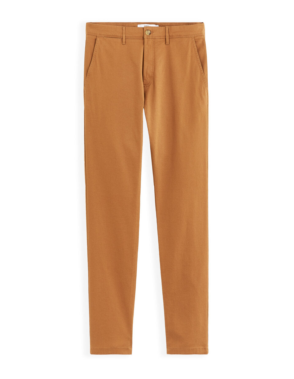 Celio Men’s Caramel Brown Slim-Fit Pant | Celio in Lebanon