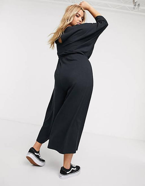 Asos Design Women's Black  Jumpsuit ANF1002