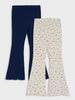 Sinsay Girl's 2-Pack Legging Navy & Off White AYA