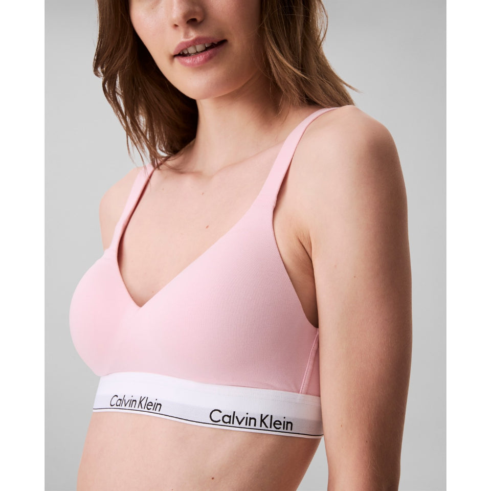 Calvin Klein Women's Light Pink Icon Cotton Modal Lift Bra