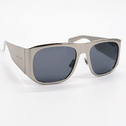 Saint Laurent Men's Silver Square Sunglasses | Saint Laurent In Lebanon