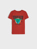 Sinsay BOYS brick long sleeve blouse AYA