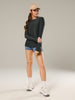Sinsay Women’s Gray Space-Dye Long Sleeve Performance T-Shirt | Sinsay in Lebanon