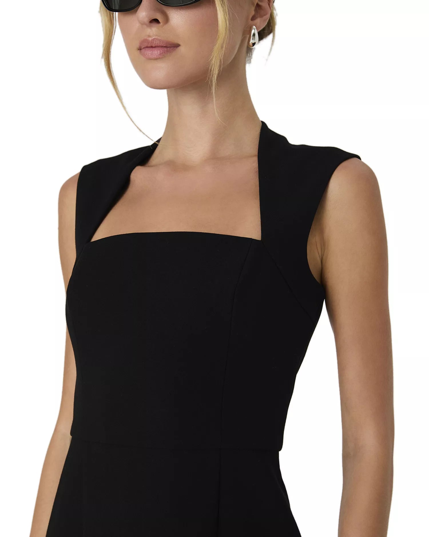 French Connection Women's Black Ruth Whisper A-Line Dress|French Connection In Lebanon