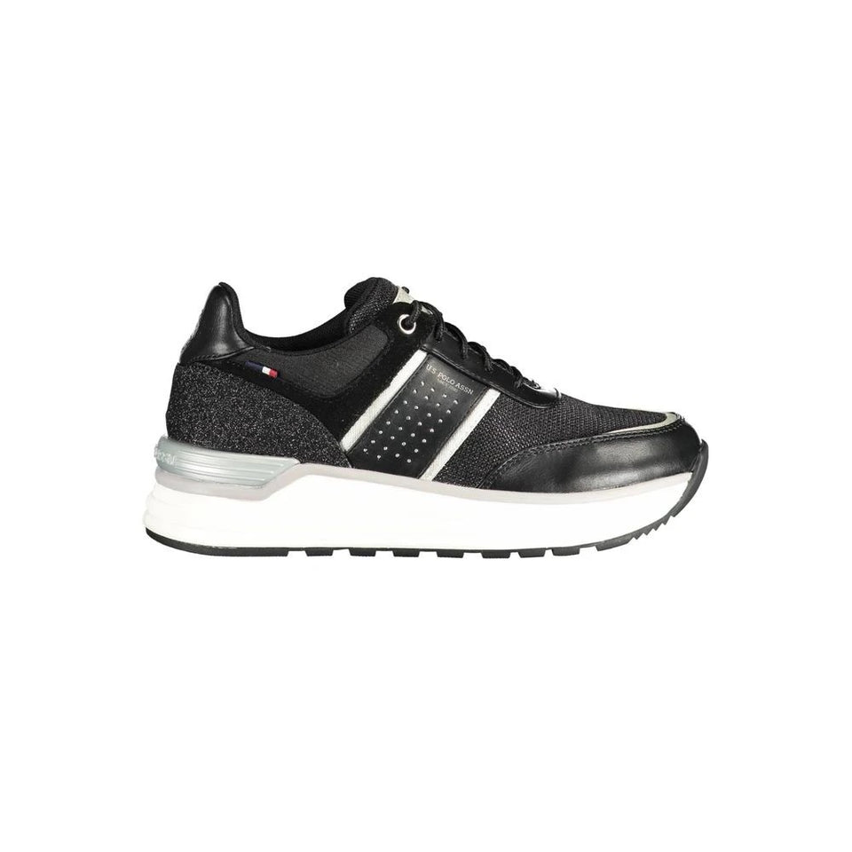 U.S. Polo Assn. Women's Black Ophra Sneakers