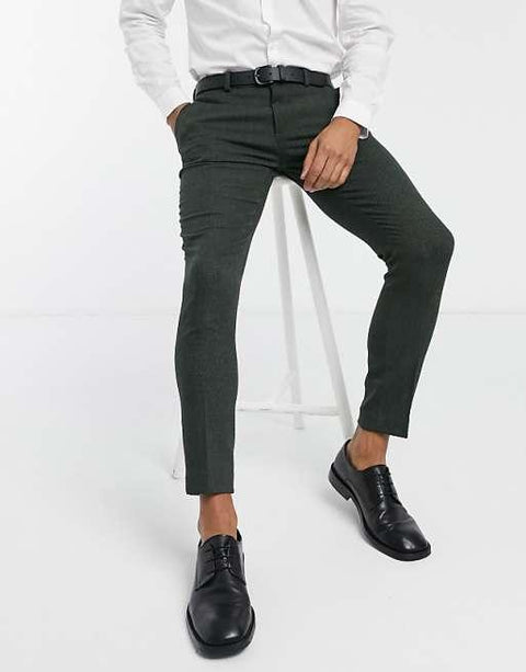 ASOS DESIGN  Men's Navy Blue Trouser ANF2337