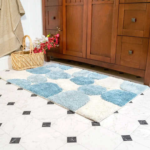 Chesapeake Pebbles Aquamarine Bath Rug | Chesapeake In Lebanon