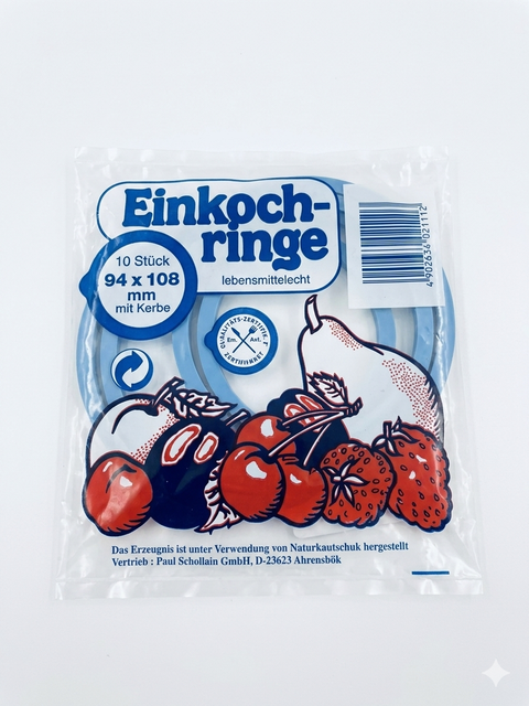 Preserving Rings Food Safe 94 x 108 mm 10 Pieces | Preserving Rings In Lebanon