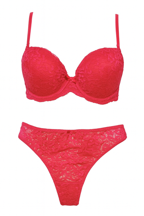 Demar Women's Pink Lace Underwear Set | Demar In Lebanon