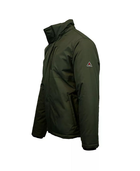 Spire By Galaxy Men's Dark Olive Heavyweight Presidential Tech Hooded Jacket | Spire In Lebanon