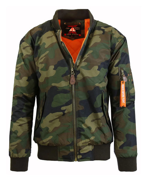 Galaxy By Harvic Spire By Galaxy Men's Camouflage Flight Jacket | Galaxy By Harvic In Lebanon