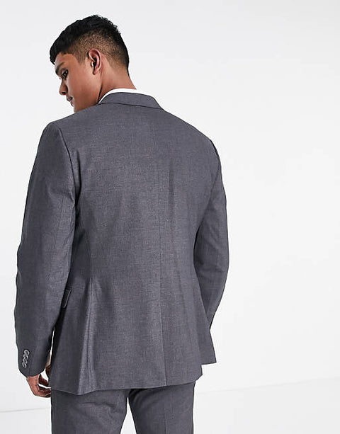 Asos Design Men's Grey Blazer  ANF112 (AN60,AN61,AN64) shr