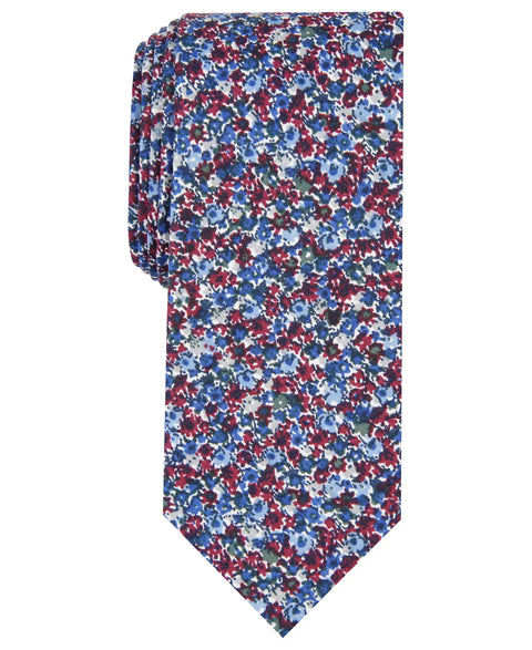 Bar III Men's Burgundy Dandy Floral Tie | Bar III In Lebanon