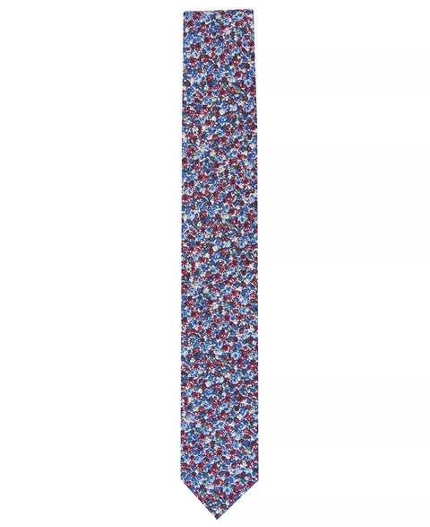 Bar III Men's Burgundy Dandy Floral Tie | Bar III In Lebanon