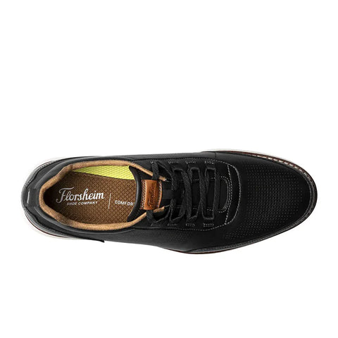 Florsheim Men's Black Launch Elastic Lace Slip On Sneaker | Florsheim In Lebanon