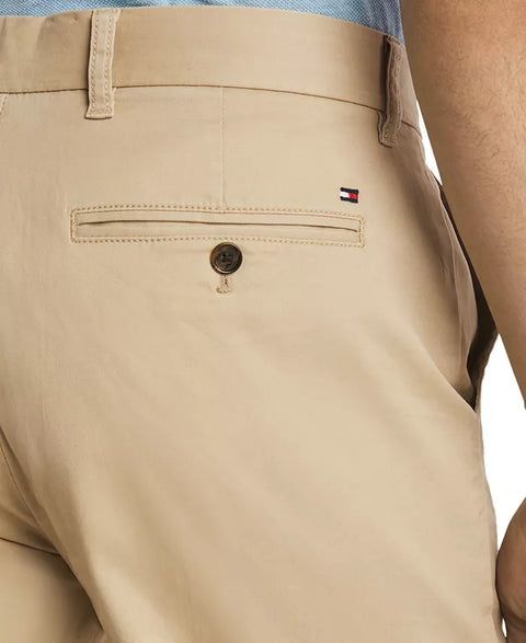 Tommy Hilfiger Men's Beige TH Flex Stretch Straight-Fit Chino Pant | Tommy Hilfiger In Lebanon