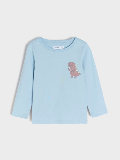 Sinsay Baby Boy's Multicolor Long Sleeve Round-Neck Blouse 3-Pack | Sinsay In Lebanon