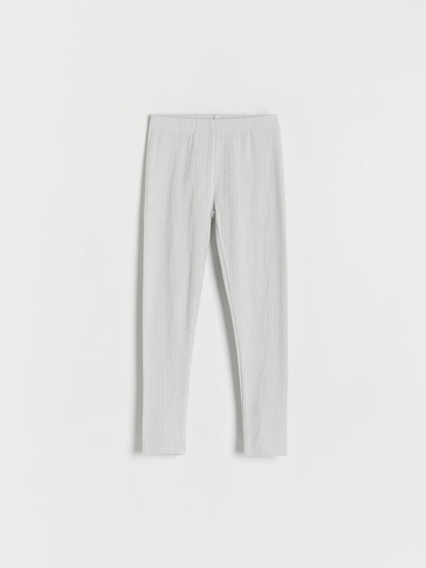 Light gray pants on a white background