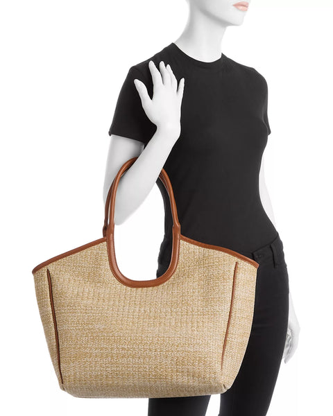 Aqua Women's Beige Raffia Tote Bag | Aqua In Lebanon