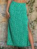 Sinsay Women's Green & White Slim Fit Skirt | Sinsay In Lebanon