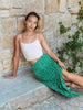 Sinsay Women's Green & White Slim Fit Skirt | Sinsay In Lebanon