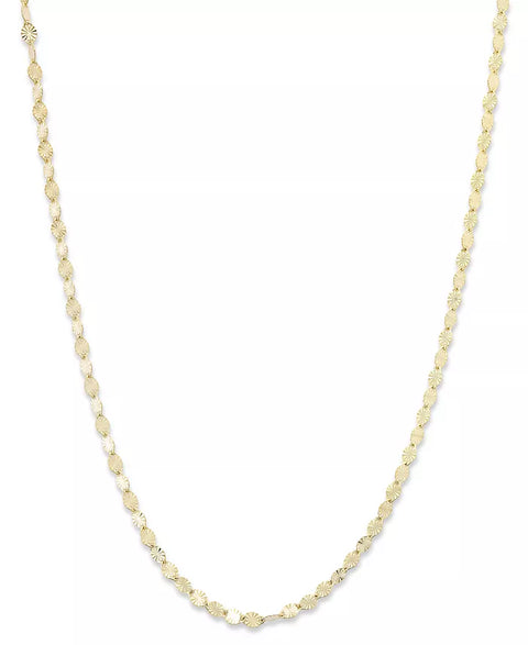 Giani Bernini Women's Gold Over 18K Sterling Silver 20" Diamond-Cut Chain Necklace | Giani Bernini In Lebanon