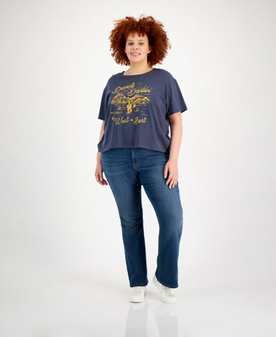 Grayson Threads Women's Navy Blue T-Shirt ABF1077(ft4) shr