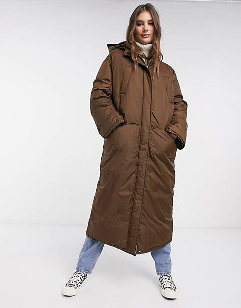 Asos Design Women's Brown Coat ANF325 (zone1)