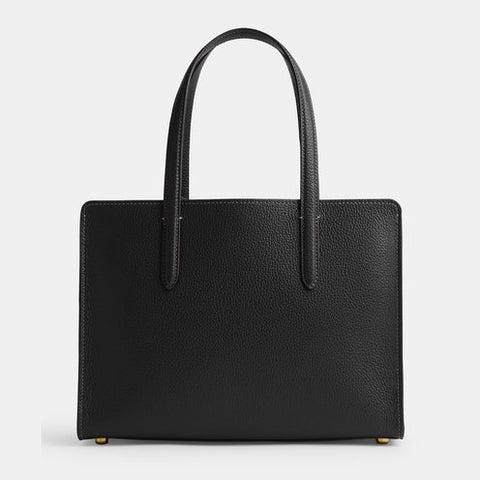 Coach Women's Black Polished Pebble Handbag  | Coach In Lebanon