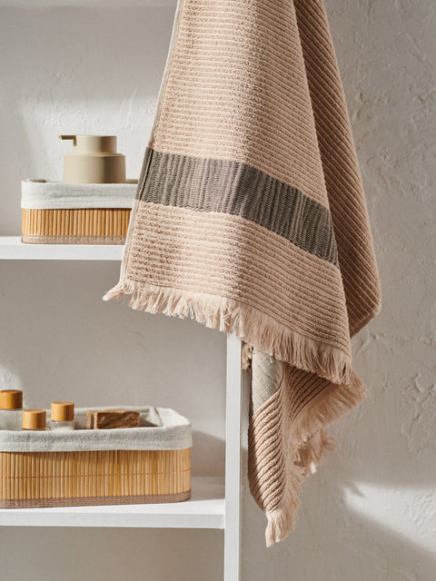 Sinsay Beige Face Towel  70cm x 140cm | Sinsay in Lebanon