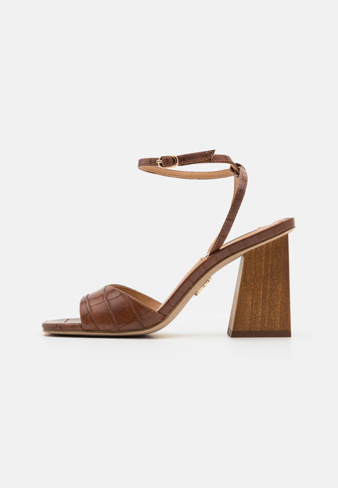 Steve Madden Women's Brown Synthetic Rozlyn Heeled Sandal |Steve Madden In Lebanon