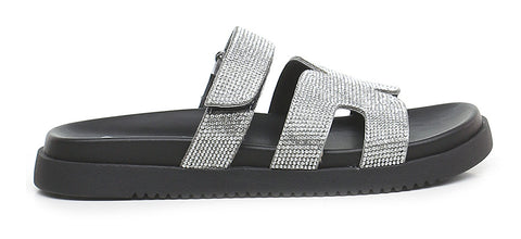Steve Madden Women's Crystal Fabric Missile-R Sandal | Steve Madden In Lebanon