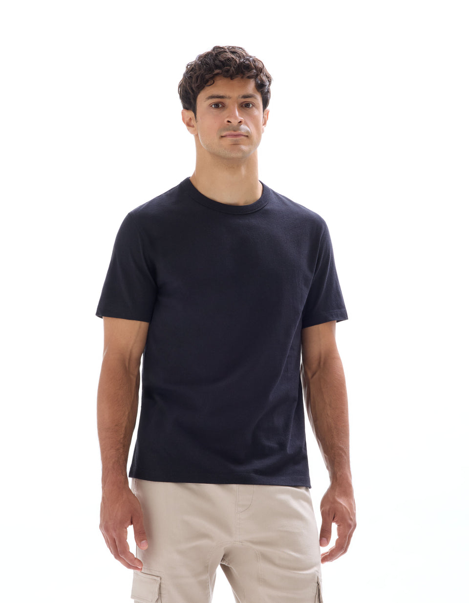 Celio Men's Black Crew Neck T-Shirt | Celio In Lebanon